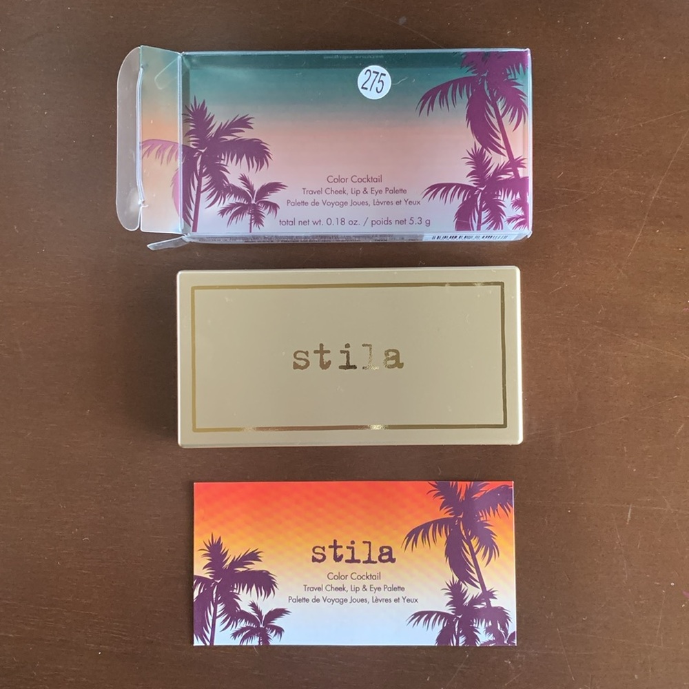 Stila Color Cocktail cheek, lip, eye palette NEW - Picture 5 of 9